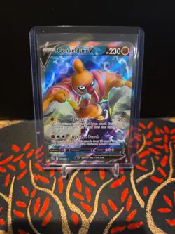 Conkeldurr V (Full Art) 073/078 Ultra Rare Pokemon GO - Image 1