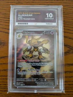 Alakazam 009 - Black Star Promo - Mega Evolution ETB - Graded - Pokemon - ACE 10 - Image 1