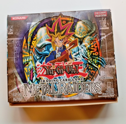 Yu-Gi-Oh! YUGIOH 1st EDITION METAL RAIDERS EMPTY DISPLAY BOX + PACKETS NO CARDS - Image 2