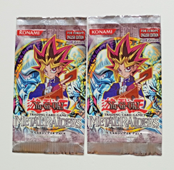 Yu-Gi-Oh! YUGIOH 1st EDITION METAL RAIDERS EMPTY DISPLAY BOX + PACKETS NO CARDS - Image 4