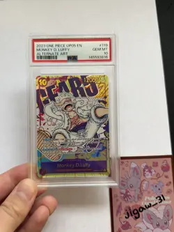 Monkey.D.Luffy OP05-119 Awakening of the New Era Alternate Art Foil PSA 10 - Image 1