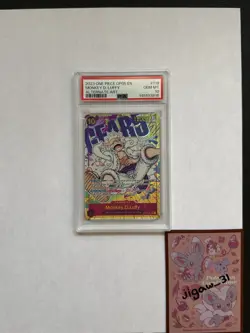 Monkey.D.Luffy OP05-119 Awakening of the New Era Alternate Art Foil PSA 10 - Image 2