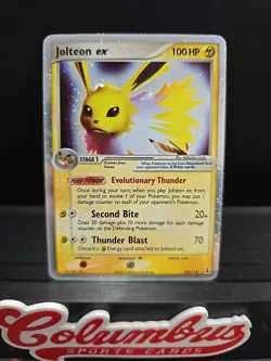 JOLTEON EX 109/113 EX Delta Species HOLO rare Pokemon TCG card MP - Image 1