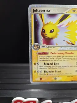 JOLTEON EX 109/113 EX Delta Species HOLO rare Pokemon TCG card MP - Image 5