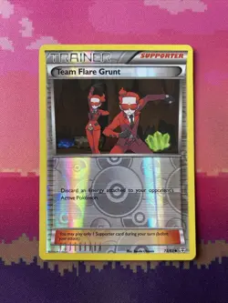 Pokemon Card Team Flare Grunt Generations Reverse Holo Uncommon 73/83 Near Mint - Image 1