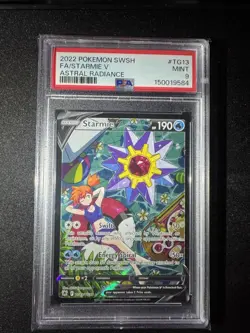 Starmie V TG13/TG30 Swsh10: Astral Radiance Trainer Gallery Holo Pokemon PSA 9 - Image 1
