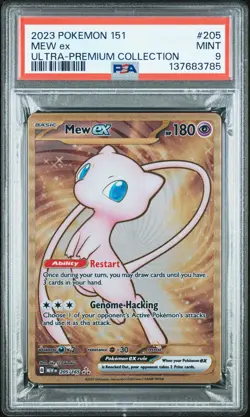 2023 POKEMON 151 ULTRA-PREM COLL #205 MEW EX PSA 9 - Image 1