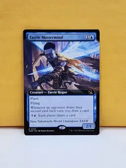 1x EXTENDED Faerie Mastermind, NM, MOM, Magic: the Gathering, MtG - Image 1