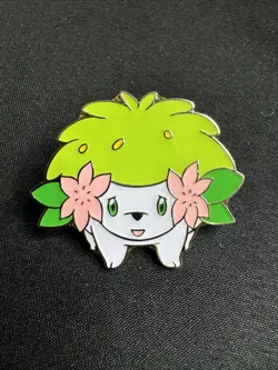 Pokemon Shaymin Enamel Pin TCG 20th Anniversary Generations Mythical Collection - Image 2