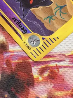 2002 Pokemon TCG Expedition Base Set Gengar 013/165 Reverse Holo Rare MP/HP - Image 2