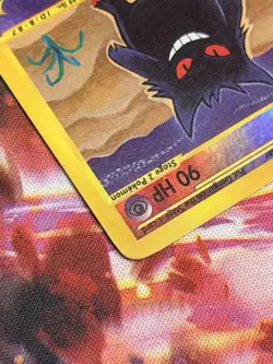 2002 Pokemon TCG Expedition Base Set Gengar 013/165 Reverse Holo Rare MP/HP - Image 3