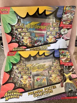 ✨Pokemon Ascended Heroes Premium Poster Collection Set of 2! Factory Sealed ✨ - Image 1