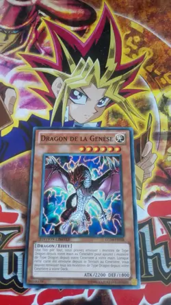 Carte Yu-Gi-Oh! Dragon de la Genese GLD4-FR028 Commune Francaise /french genesis - Image 1