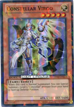 3 X YU-GI-OH CONSTELLAR VIRGO DUEL TERMINAL SUPER RARE MINT DT07-EN023 - Image 1
