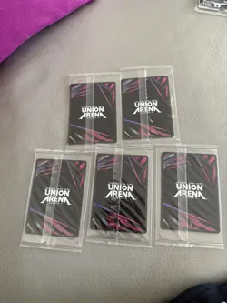 UNION ARENA RUKIA KUCHIKI 2 ELEASE EVENT WINNER, 3x Promo SEALED TCG ENGLISH - Image 2