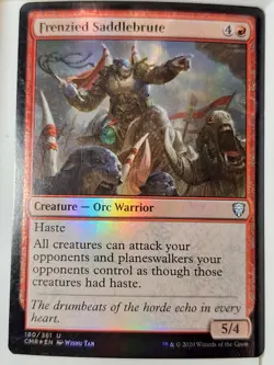 Frenzied Saddlebrute - FOIL - Commander: Legends - Magic the Gathering MTG Nice! - Image 1