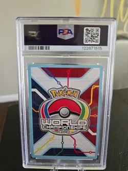 2014 POKEMON WORLD CHAMPIONSHIPS PROMO 46 MEW EX TREVGOR PSA 9 - LOW POP🔥 - Image 2