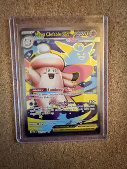 Pokemon TCG Mega Clefable ex 103/088 Secret Rare Full Art Perfect Order - Image 1