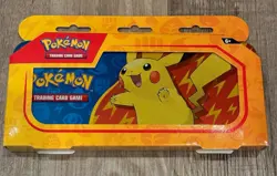 Pokemon TCG Pencil Case Tin 2023 Includes 2 Booster Packs New Sealed - Image 1