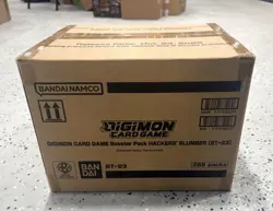 DIGIMON CARD GAME Hackers' Slumber Booster Box Case BT23 English [12 Boxes] NEW - Image 1