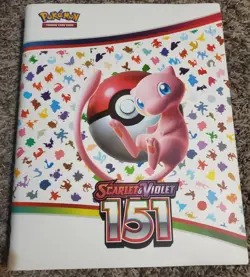 Pokemon Scarlet And Violet 151 Mew Binder Holds 360 Cards - Image 1