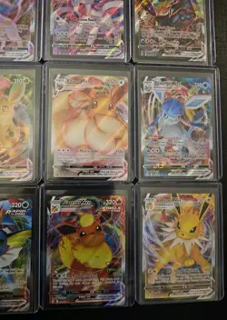 Eeveelution Vmax 9 Card Complete Set Pokemon Evolving Skies NM Umbreon Eevee - Image 3