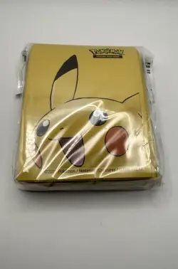 Ultra PRO Pikachu Card Sleeves 65ct 2025 Yellow Pokemon TCG Deck Protector - Image 1