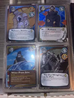 Naruto CCG 80 Foil Card Lot + Binder ****See All Pictures! - Image 2