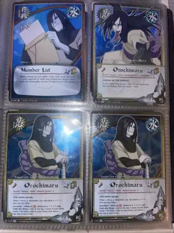 Naruto CCG 80 Foil Card Lot + Binder ****See All Pictures! - Image 3