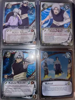 Naruto CCG 80 Foil Card Lot + Binder ****See All Pictures! - Image 4