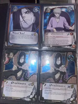 Naruto CCG 80 Foil Card Lot + Binder ****See All Pictures! - Image 5