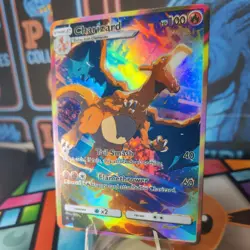 Charizard Custom Made Fan Made Pokemon ACG CCG Texture-Holofoil Card NM. - Image 4