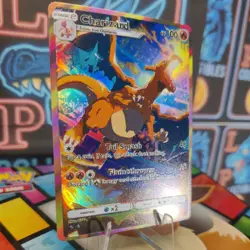 Charizard Custom Made Fan Made Pokemon ACG CCG Texture-Holofoil Card NM. - Image 5