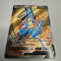 Lucario V SWSH213 SWSH: Sword & Shield Promo Cards Holo - Image 1