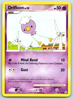 Drifloon - Legends Awakened 92/146 Pokemon Card LP - Image 1