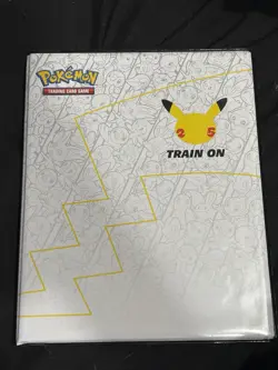 Binder For Large Pokemon Cards Includes 3 Cards - Image 1
