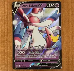 Dark Sylveon V SWSH134, NM Holo, Celebrations Promo Pokemon TCG Card - Image 1