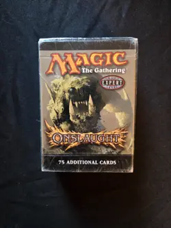 WOTC MTG, ONSLAUGHT, English, factory SEALED Tournament Pack, 75 cards, 2002 - Image 1