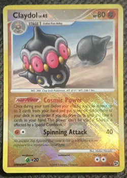 Pokemon Claydol Great Encounters 15/106 Stage 1 Rare Reverse Holo 80 HP Card - Image 1