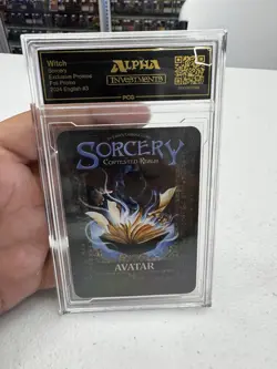 Sorcery Contested Realms Exclusive Witch Promo PCG 9.5 - Image 2