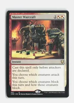 Master Warcraft 447 Commander Legends MTG NM - Image 1