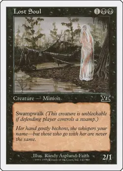Lost Soul 142 C Classic Sixth Edition Magic: The Gathering NM/M - Image 1