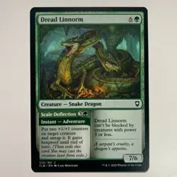 Dread Linnorm Scale Deflection - 225/361 - Battle for Baldur's Gate - MTG - Image 1