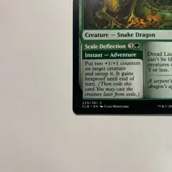 Dread Linnorm Scale Deflection - 225/361 - Battle for Baldur's Gate - MTG - Image 3