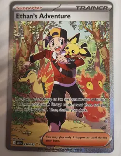 Pokemon Ethan's Adventure 236/182 Special Illustration Rare Destined Rivals ✨ - Image 2