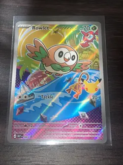 Pokemon Rowlet 043 Promo Holo 70 HP Grass - Image 1