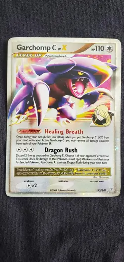 2009 POKEMON PLATINUM SUPREME VICTORS GARCHOMP C LV.X #145 - Image 1
