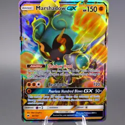 Marshadow GX 80/147 Ultra Rare SM - Burning Shadows Pokemon TCG NM - Image 1