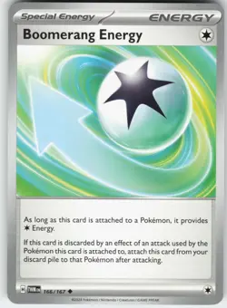 Boomerang Energy 166/167 Uncommon Twilight Masquerade Pokemon Near Mint - Image 1