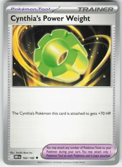 Cynthia's Power Weight 162/182 Uncommon Destined Rivals Pokemon Near Mint - Image 1